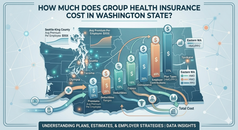Group health insurance cost factors for Washington employers